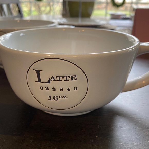 Pottery Barn Other - Set of 2:Pottery Barn latte mugs